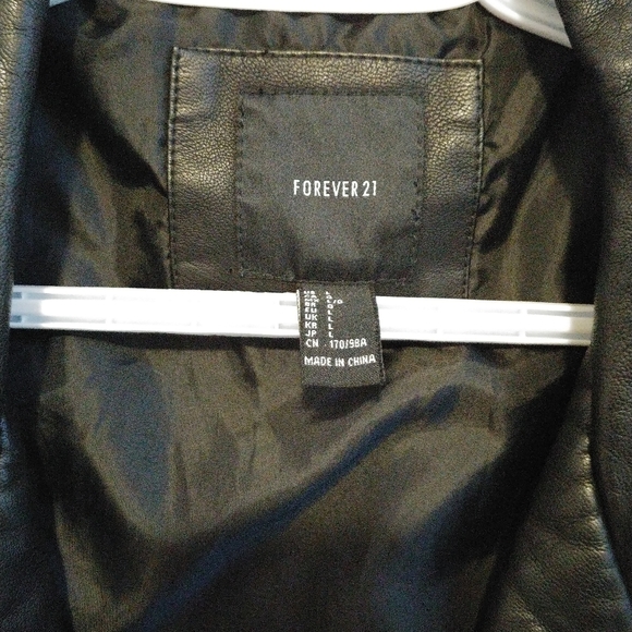 Forever 21 Pebbled Faux Leather Jacket - Picture 3 of 3